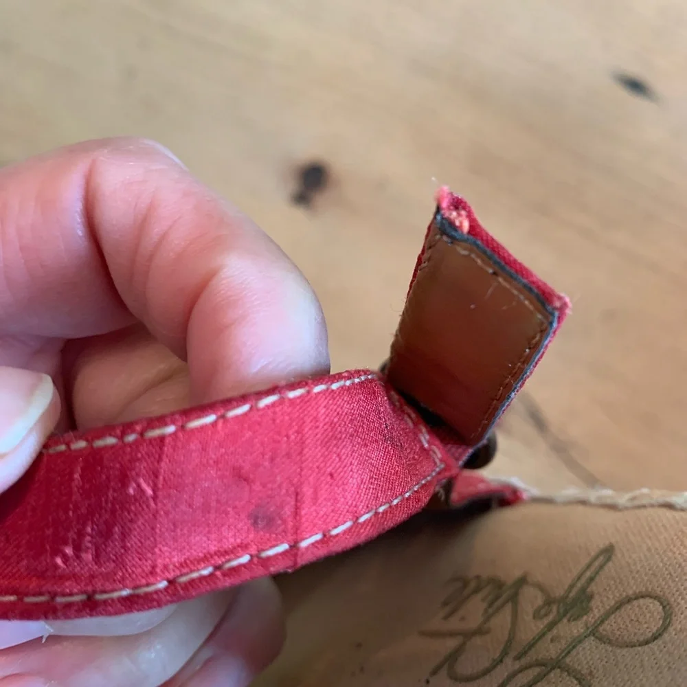 Life Stride Espadrille Shoe Red Slingback Bow‎ Women’s 8 1/2 Preloved